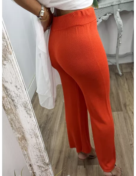 Pantalón punto naranja