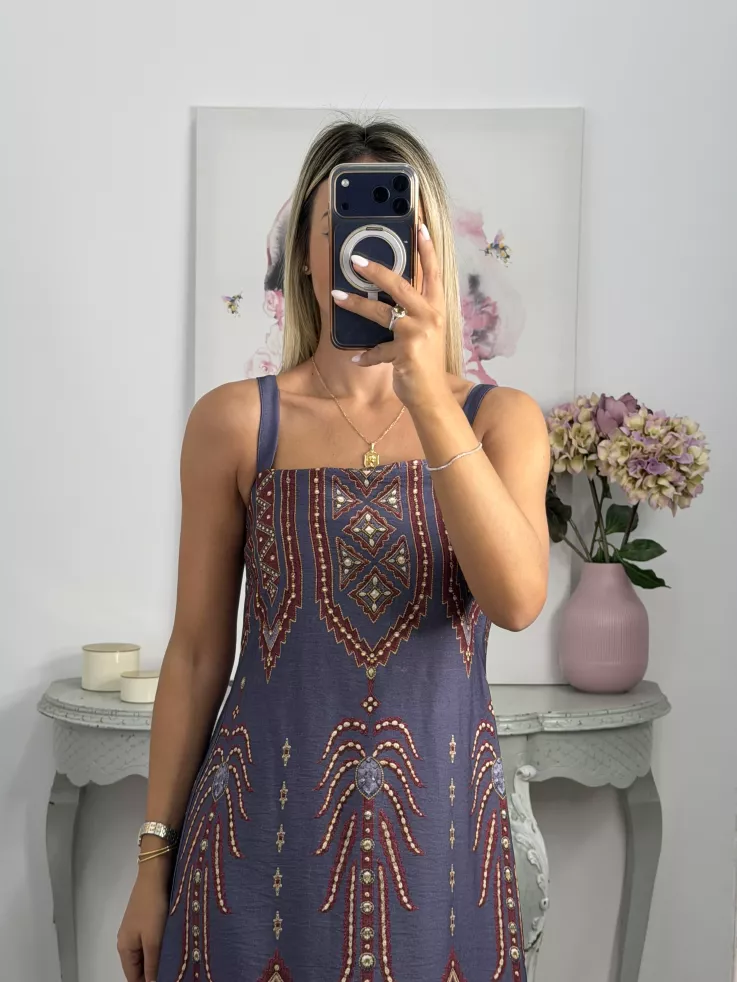 Vestido Túnez gris