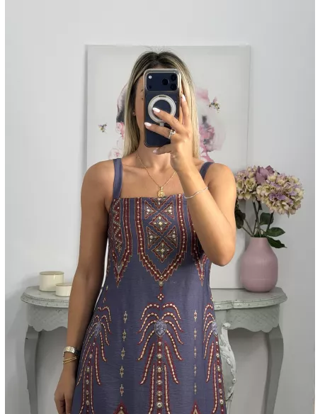 Vestido Túnez gris