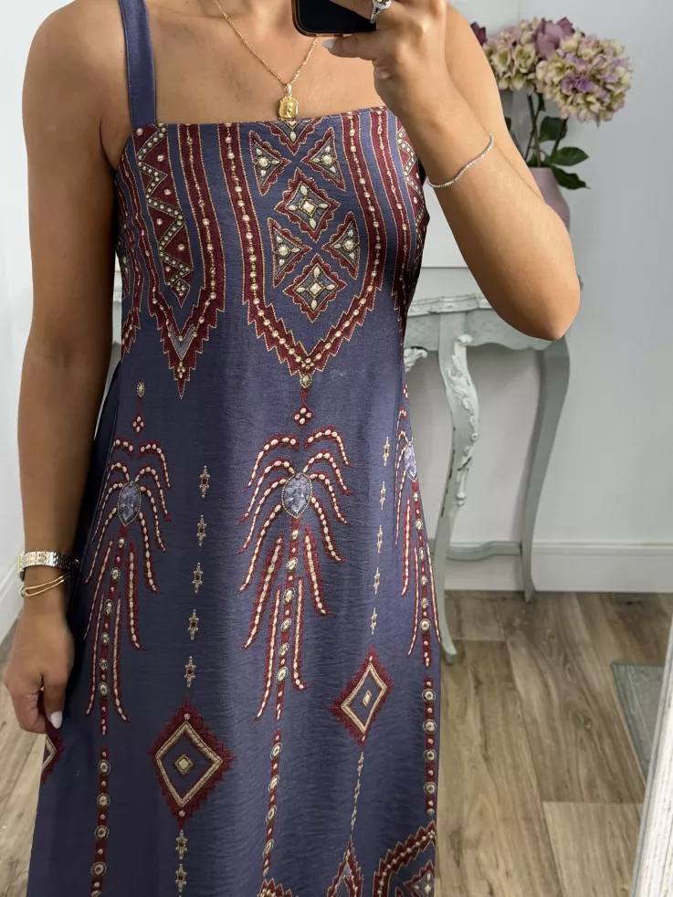 Vestido Túnez gris