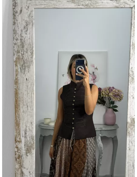 Chaleco corte militar punto choco