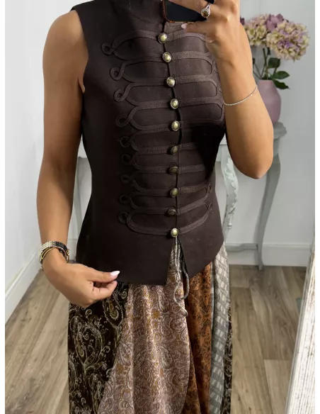 Chaleco corte militar punto choco