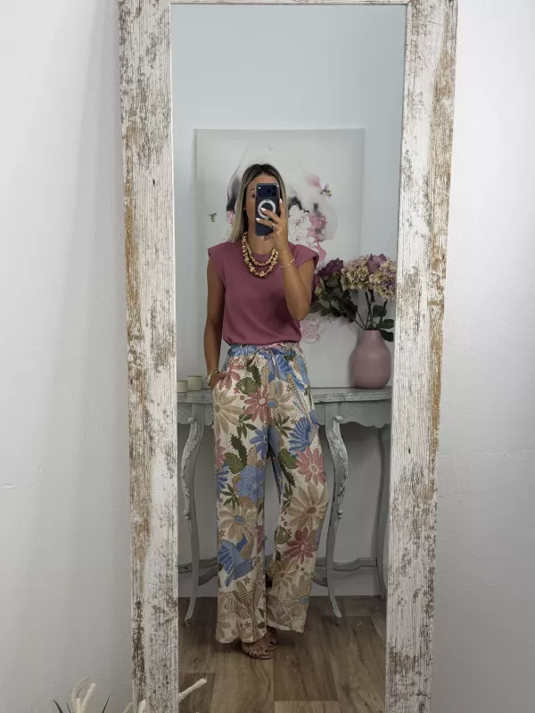 Pantalón Amazona estampado