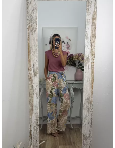 Pantalón Amazona estampado
