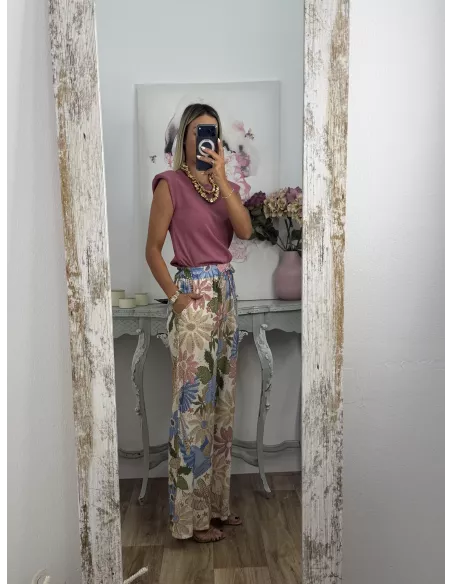 Pantalón Amazona estampado
