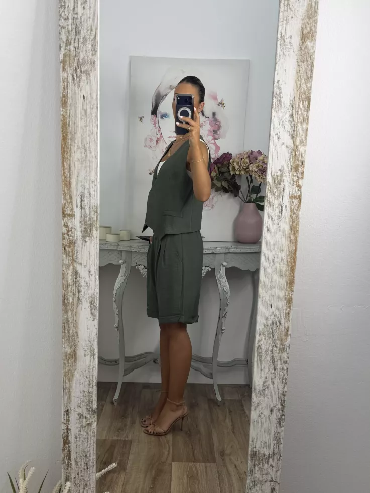 Conjunto Milano verde kaki