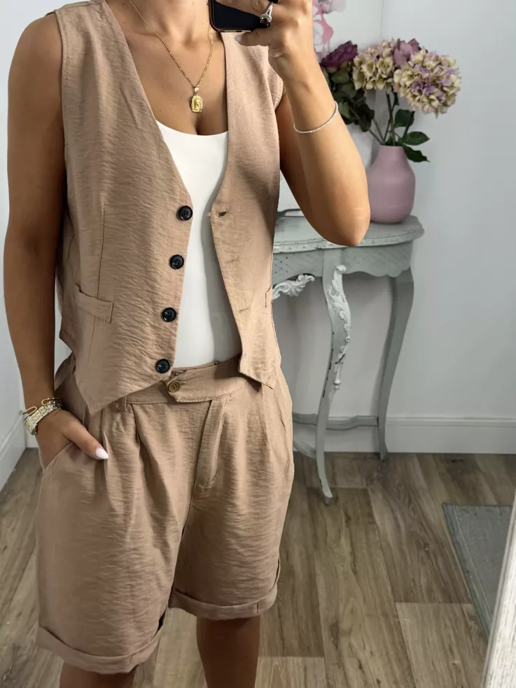 Conjunto Milano camel