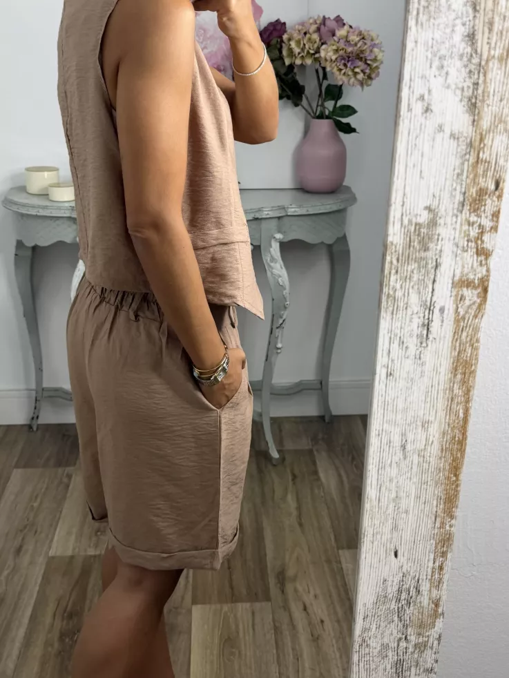 Conjunto Milano camel
