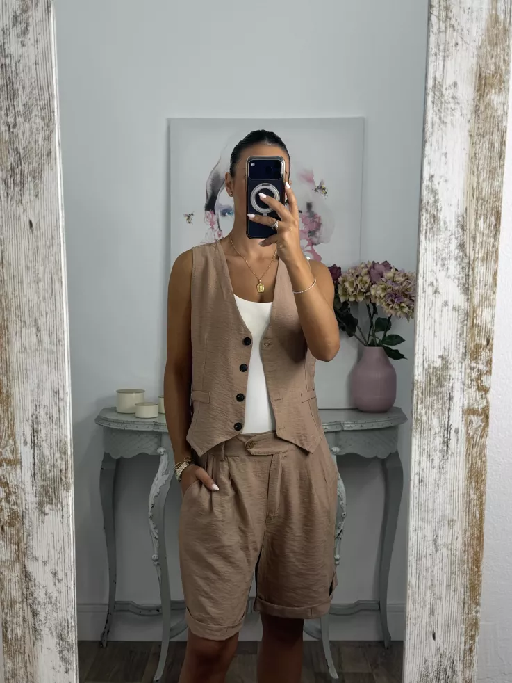 Conjunto Milano camel