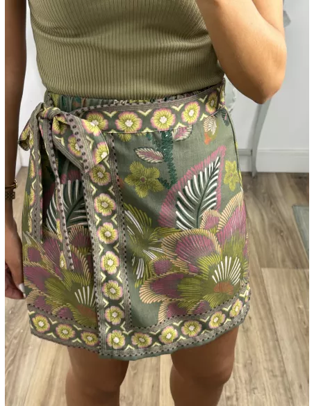 Falda pantalón Hawái verde