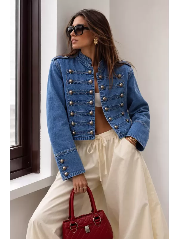 Chaqueta Linda denim vaquera botones