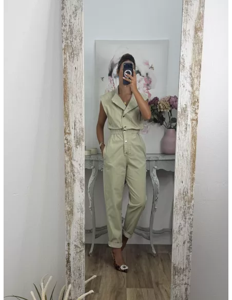 Mono vaquero verde kaki claro