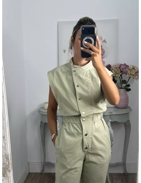 Mono vaquero verde kaki claro