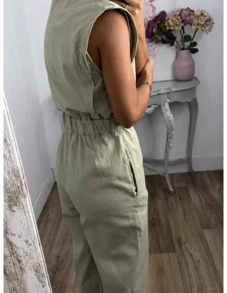 Mono vaquero verde kaki claro