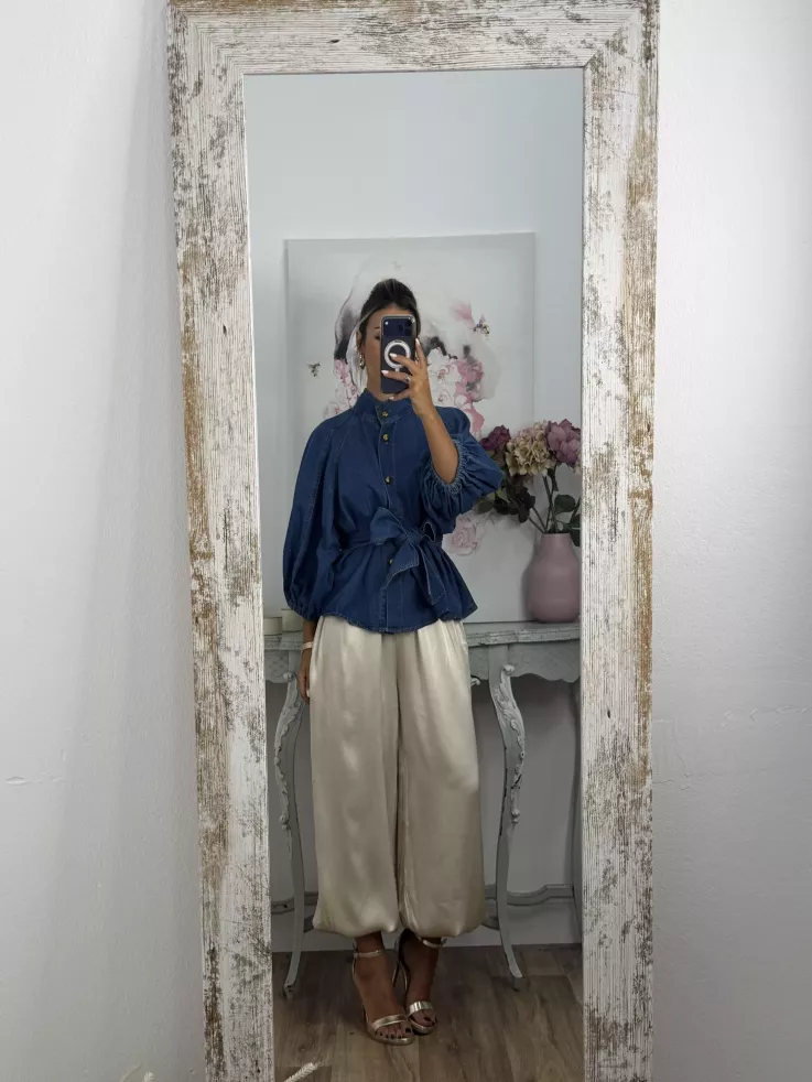 Pantalón Jimena satinado bombacho