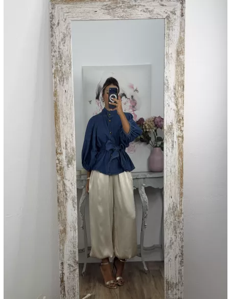 Pantalón Jimena satinado bombacho