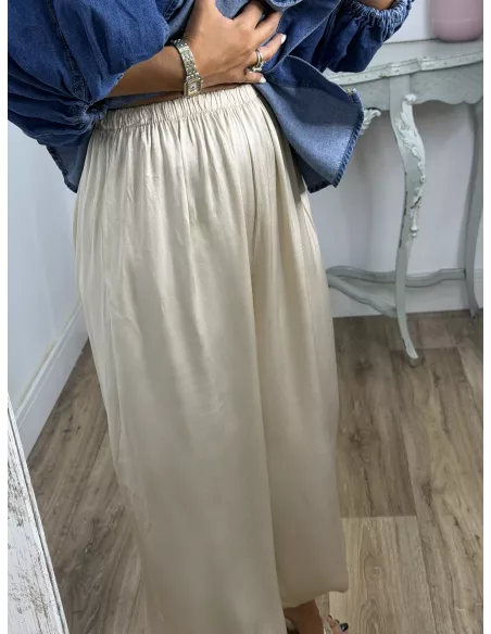 Pantalón Jimena satinado bombacho