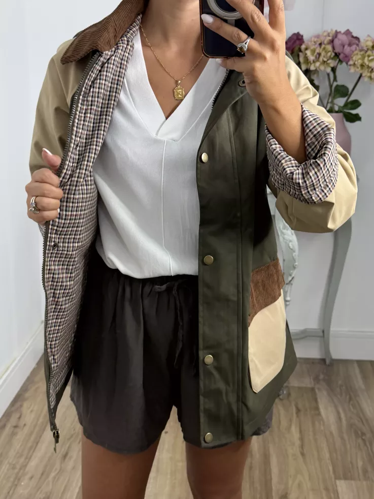 Chaqueta Escocia con cuadros