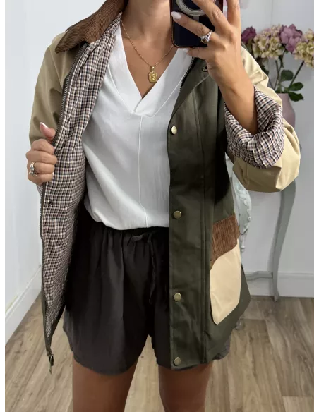 Chaqueta Escocia con cuadros