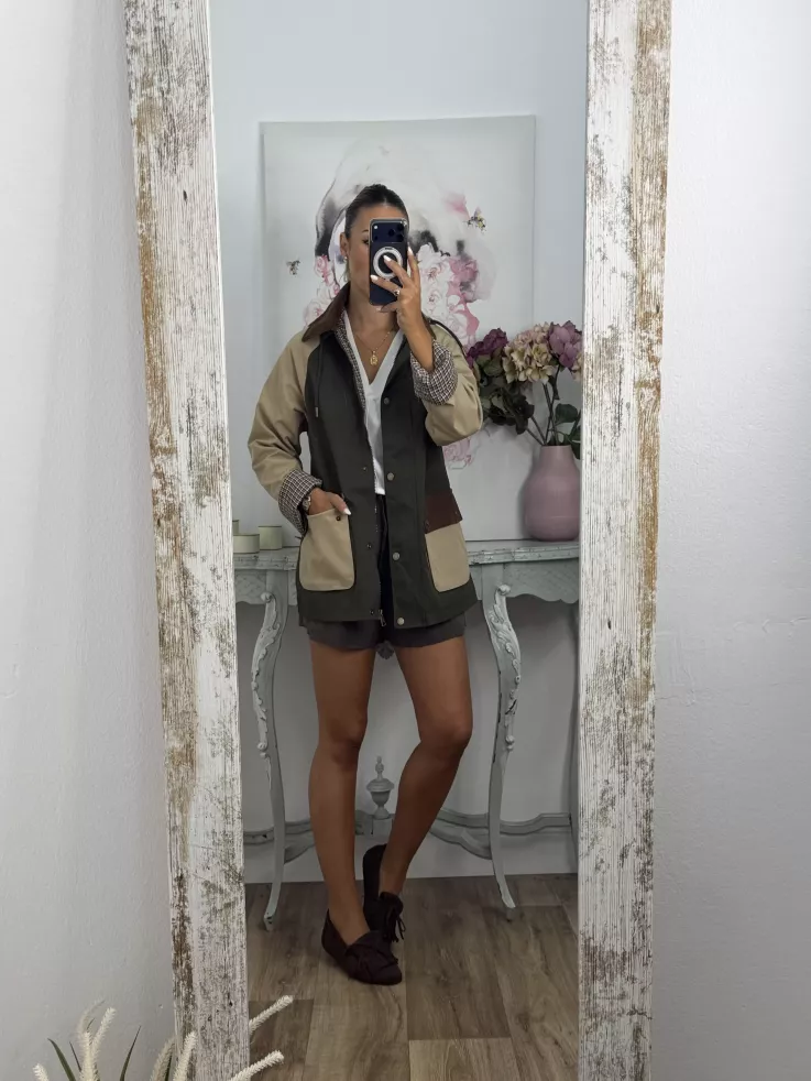 Chaqueta Escocia con cuadros