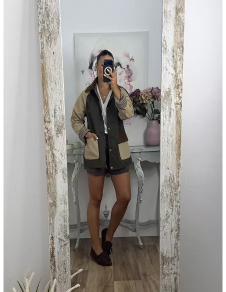 Chaqueta Escocia con cuadros
