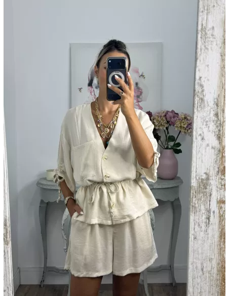Conjunto Tamy beige
