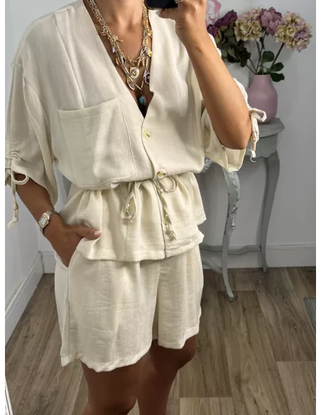Conjunto Tamy beige