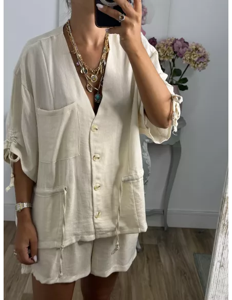 Conjunto Tamy beige