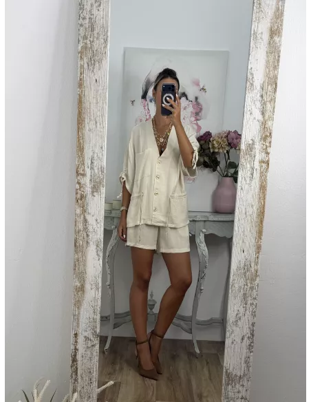 Conjunto Tamy beige