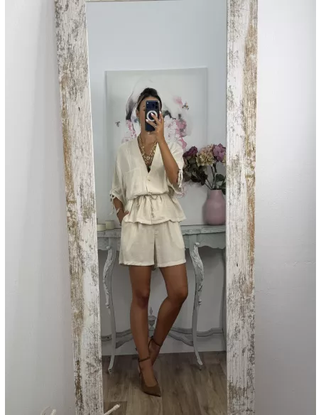 Conjunto Tamy beige