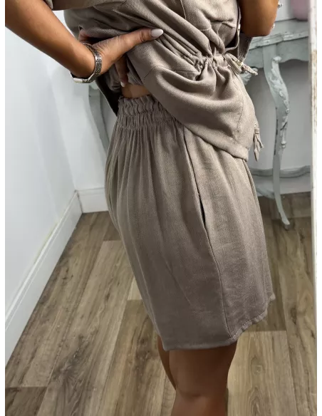 Conjunto Tamy taupe
