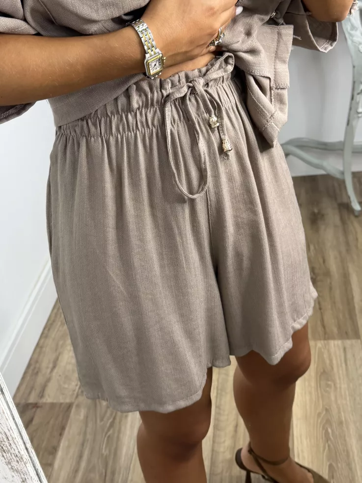 Conjunto Tamy taupe