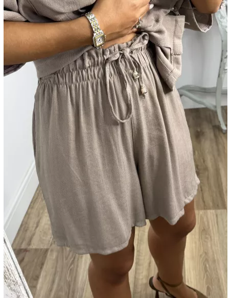 Conjunto Tamy taupe