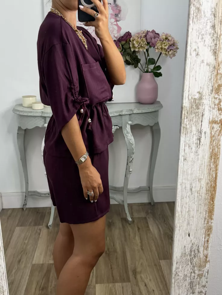 Conjunto Tamy burdeos