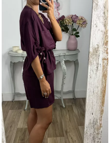 Conjunto Tamy burdeos