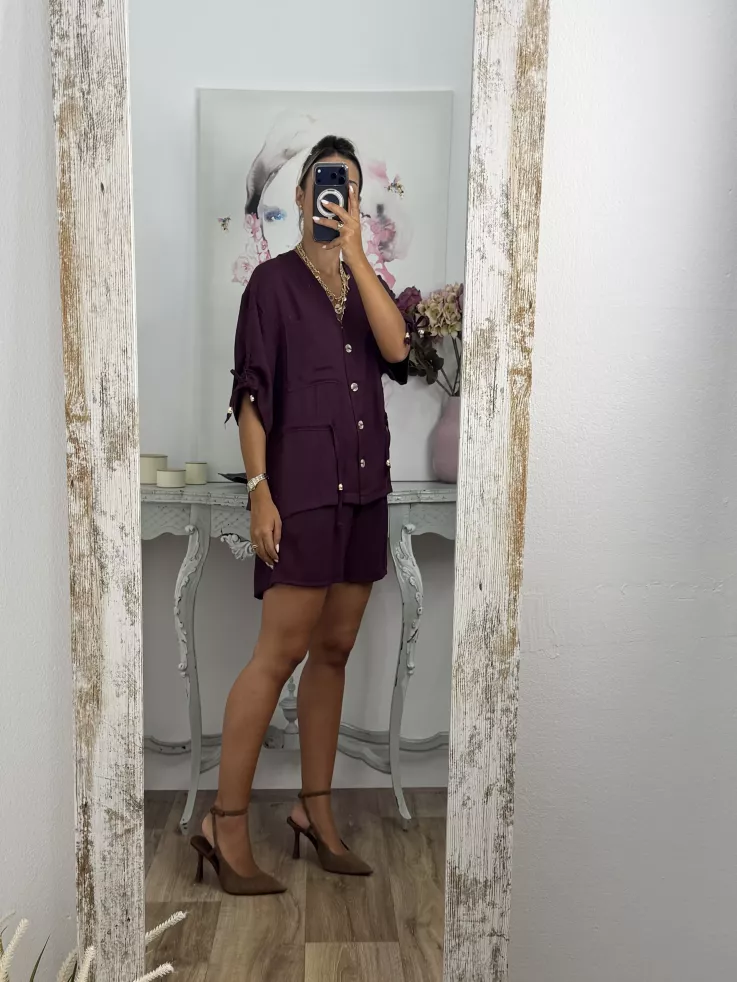 Conjunto Tamy burdeos