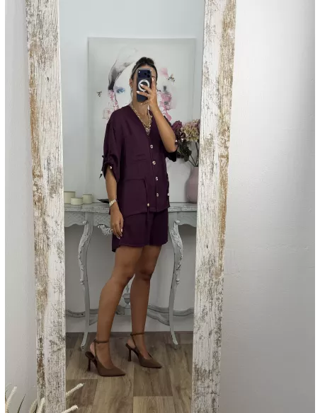 Conjunto Tamy burdeos