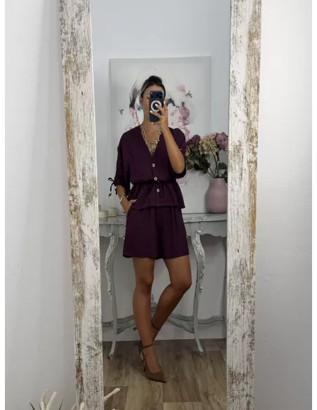 Conjunto Tamy burdeos