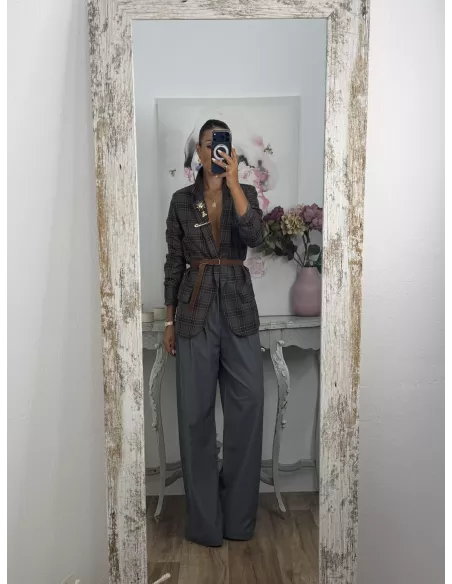 Pantalón Gales gris