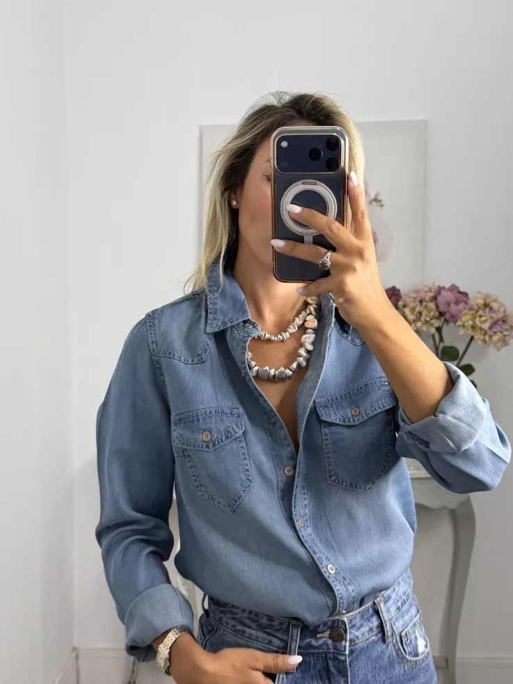 Camisa Bianca denim