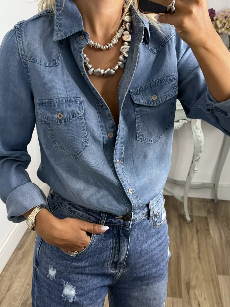Camisa Bianca denim