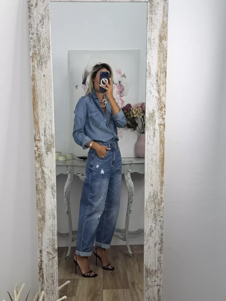 Camisa Bianca denim