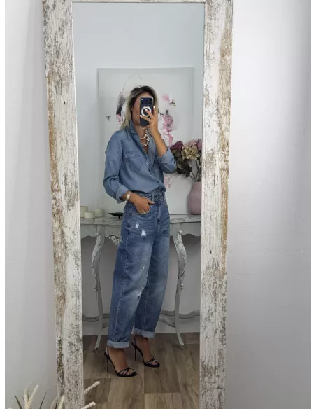 Camisa Bianca denim