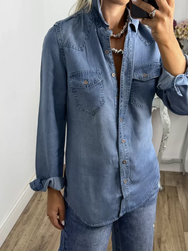 Camisa Bianca denim