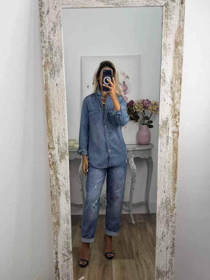 Camisa Bianca denim