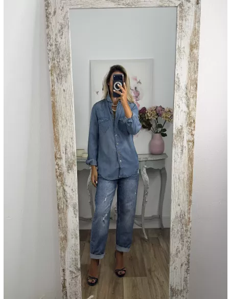 Camisa Bianca denim