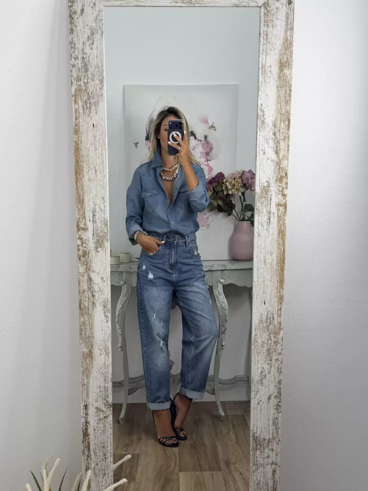 Camisa Bianca denim
