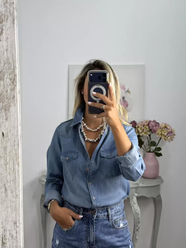 Camisa Bianca denim