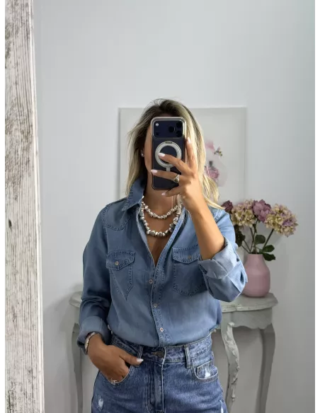 Camisa Bianca denim