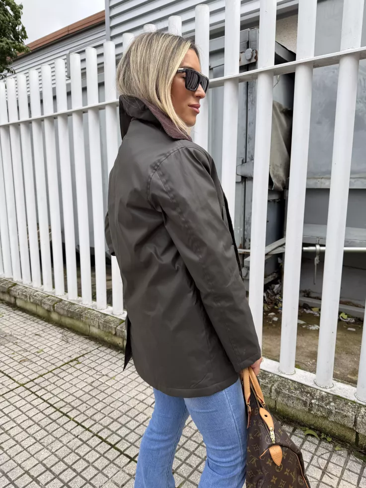 Chaqueta corta Brithis verde